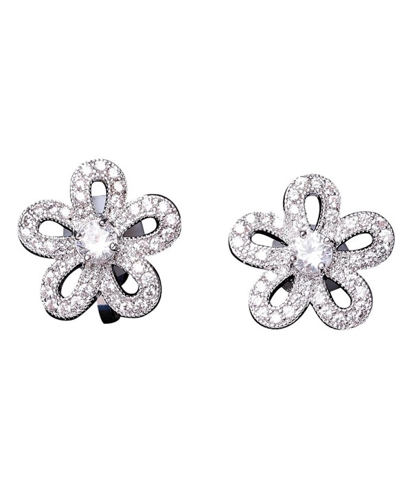 Kanrome Zirconia Round cut Earrings Earring