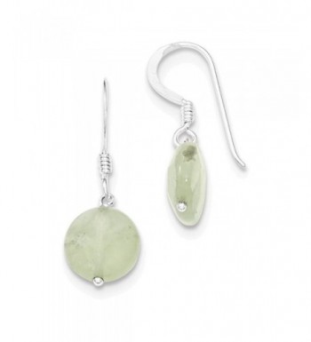 Jewelry Adviser Earrings Sterling Prehnite