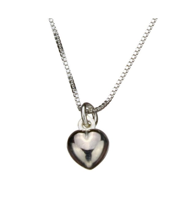 Sterling Silver Heart Nickel Necklace