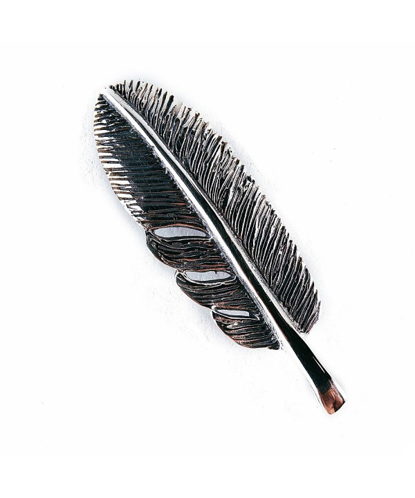 Silver Feather Necklace Handmade Balinese