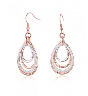 Carfeny Earrings Multilayer Teardrop Hypoallergenic