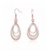 Carfeny Earrings Multilayer Teardrop Hypoallergenic