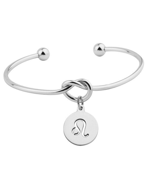 Silver Bracelet Bangle Zodiac Signs