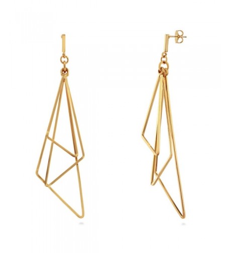 BERRICLE Triangle Fashion Statement Earrings