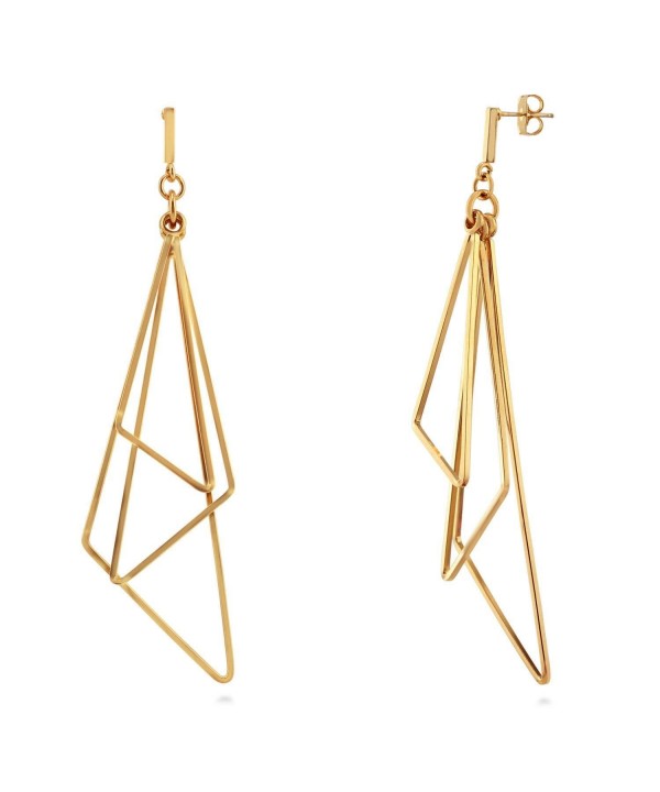 BERRICLE Triangle Fashion Statement Earrings