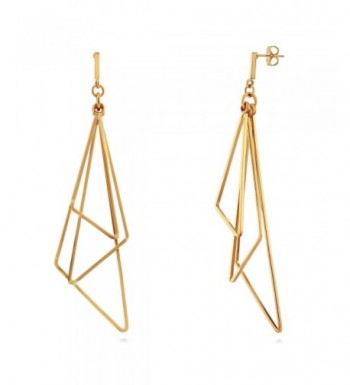 BERRICLE Triangle Fashion Statement Earrings