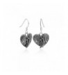 Sterling Silver Feathers Dangle Earrings