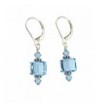 Sterling Leverback Earrings Swarovski Crystals