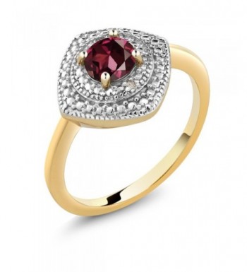 Rhodolite Garnet Accent Diamond Available