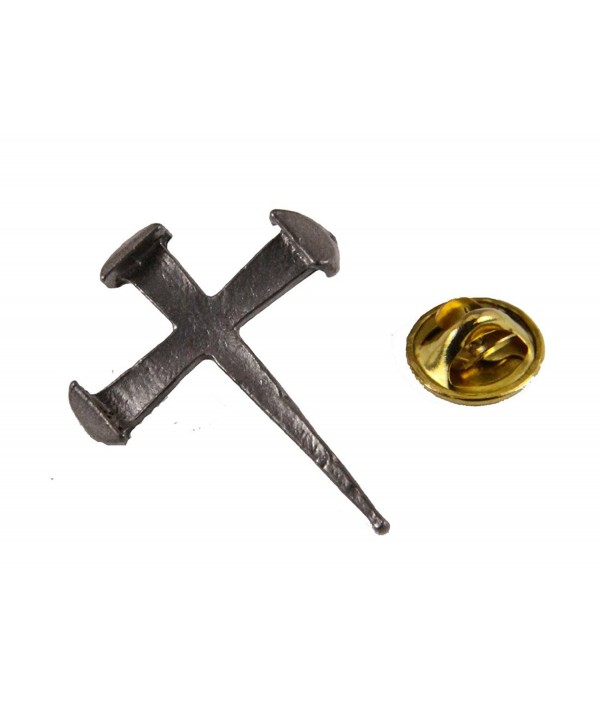 6030340 Rugged Cross Crucifix Brooch