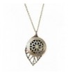 Antique Bronze Diffuser Necklace Charm