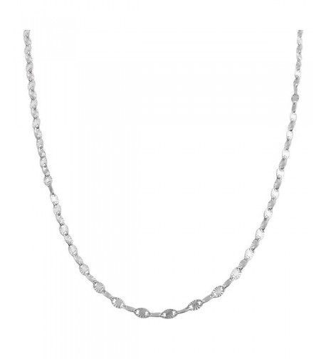 Sterling Silver 2 2 mm Diamond cut Chain