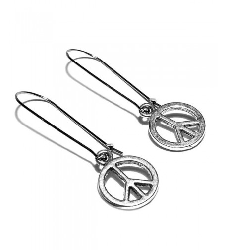 Sabai Silvertone Dangle Earrings Stainless