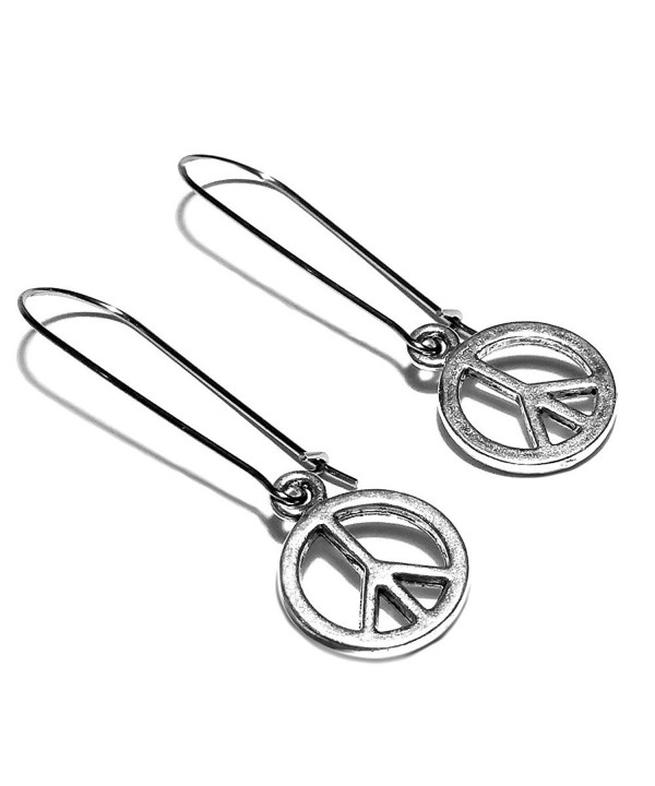 Sabai Silvertone Dangle Earrings Stainless