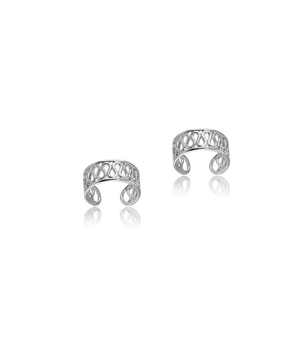 Sterling Silver Polished Filigree Swirl