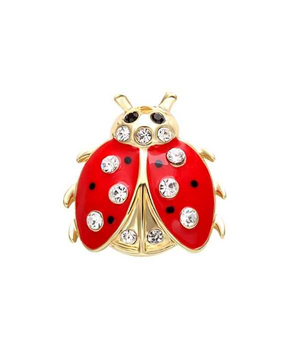 SENFAI Fashion Brooches Coccinella Septempunctata