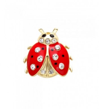 SENFAI Fashion Brooches Coccinella Septempunctata