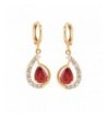 YAZILIND Zirconia Earrings Multicolor Charming