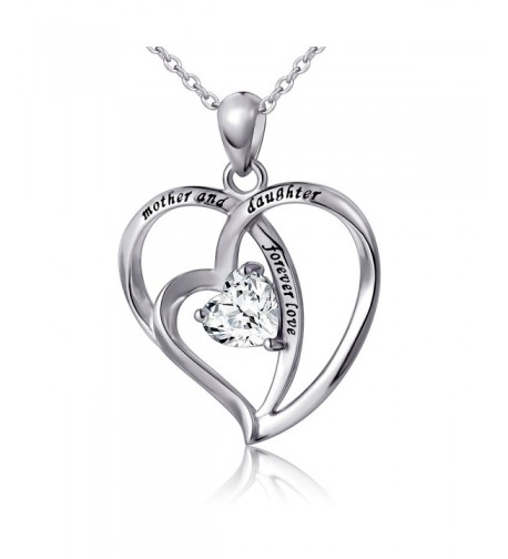 Sterling Daughter Forever Pendant Necklace