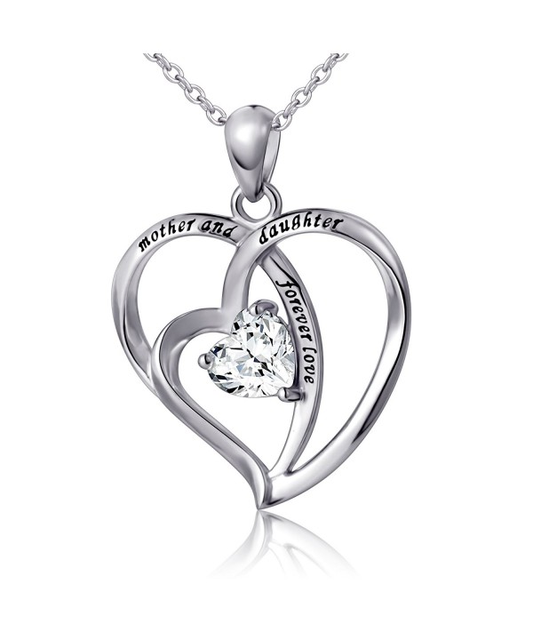 Sterling Daughter Forever Pendant Necklace