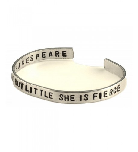 Shakespeare Bracelet 2 Sided Stamped Aluminum