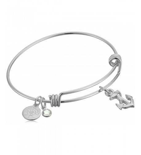 Halos Glories Anchor Silver Bracelet