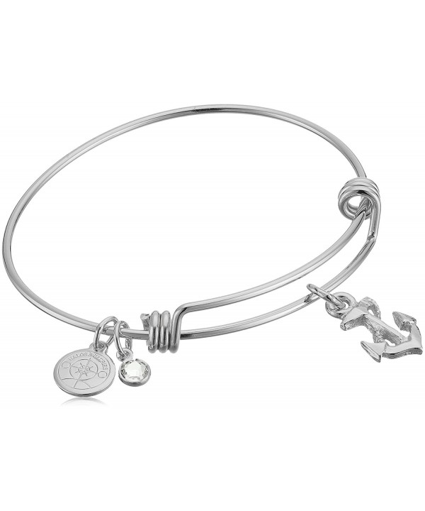 Halos Glories Anchor Silver Bracelet
