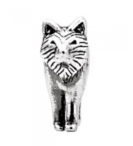 Kera Sterling Silver Wolf Bead