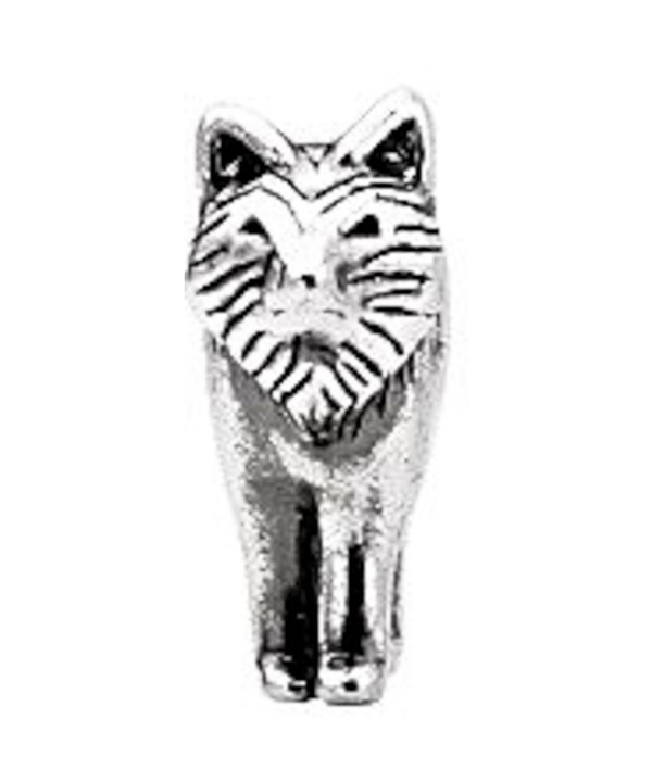 Kera Sterling Silver Wolf Bead