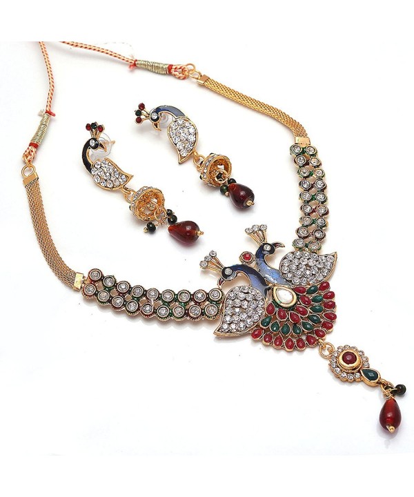 Jewar peacock jewelry necklace 6065