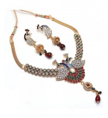 Jewar peacock jewelry necklace 6065