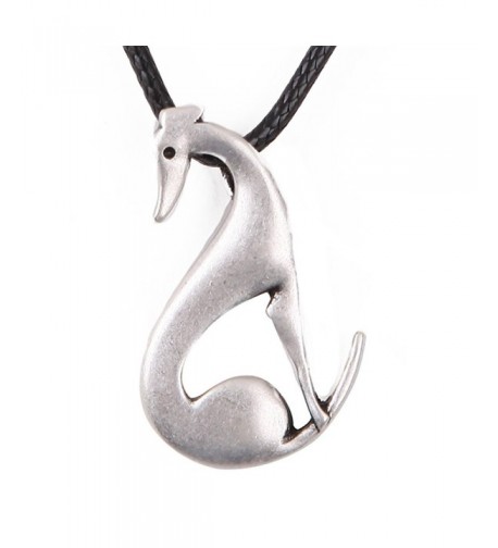 Elegant Greyhound Necklace Memorial 1252