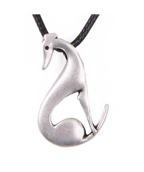 Elegant Greyhound Necklace Memorial 1252