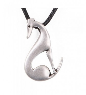 Elegant Greyhound Necklace Memorial 1252