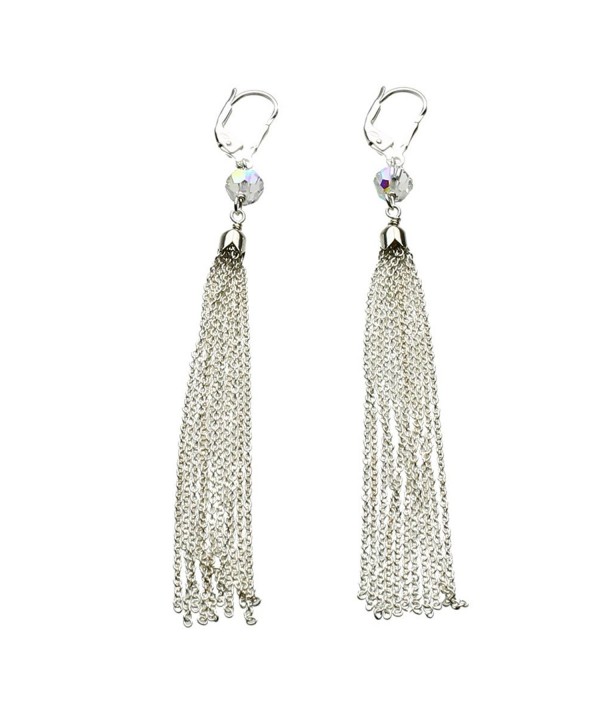 Sterling Crystal Earrings Swarovski Crystals