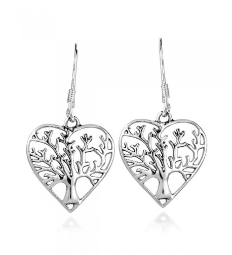 Romantic Sterling Silver Dangle Earrings