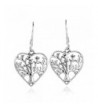 Romantic Sterling Silver Dangle Earrings