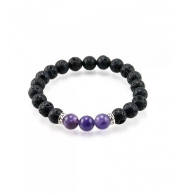 Diffuser Stretch Bracelet Amethyst Gemstone