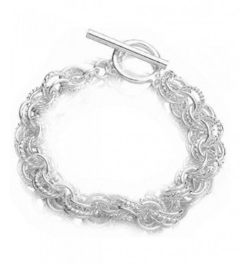 PMANY Mothers Sterling Bracelet T Circle