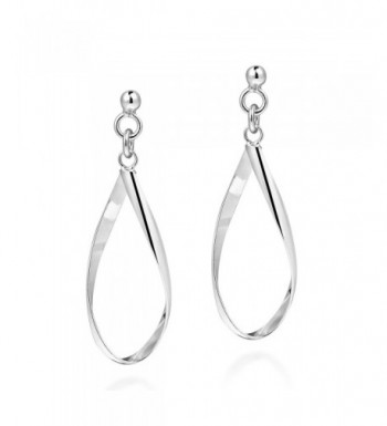 Handcrafted Teardrop Sterling Silver Earrings