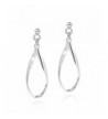 Handcrafted Teardrop Sterling Silver Earrings