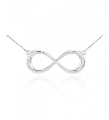 Sterling Silver Forever Infinity Necklace