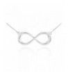 Sterling Silver Forever Infinity Necklace
