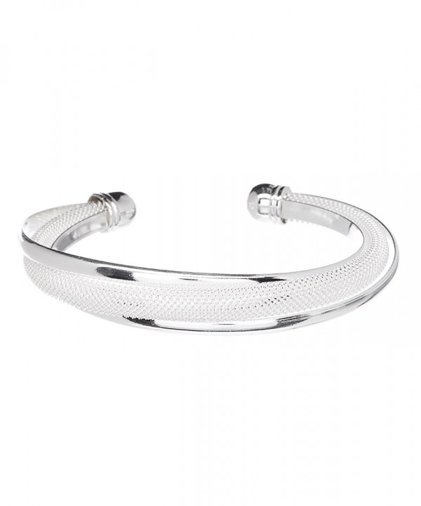 Sterling Silver Plated Bracelet Bangle