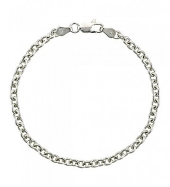 Sterling Silver Cable Necklace Nickel