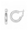 Sterling Silver Omega Back Earrings