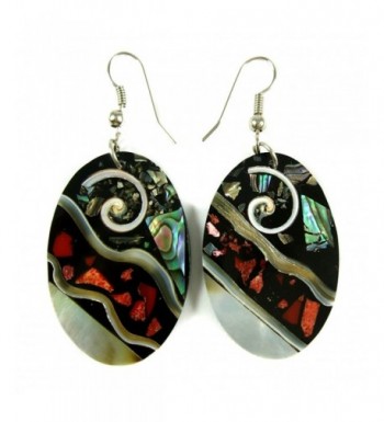 Handmade Abalone Dangle earrings DA117