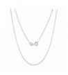 Sterling Silver Chain Necklace Nickel