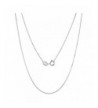 Sterling Silver Chain Necklace Nickel