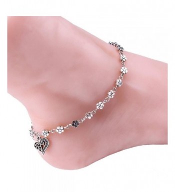 Tenworld Silver Anklet Bracelet Barefoot